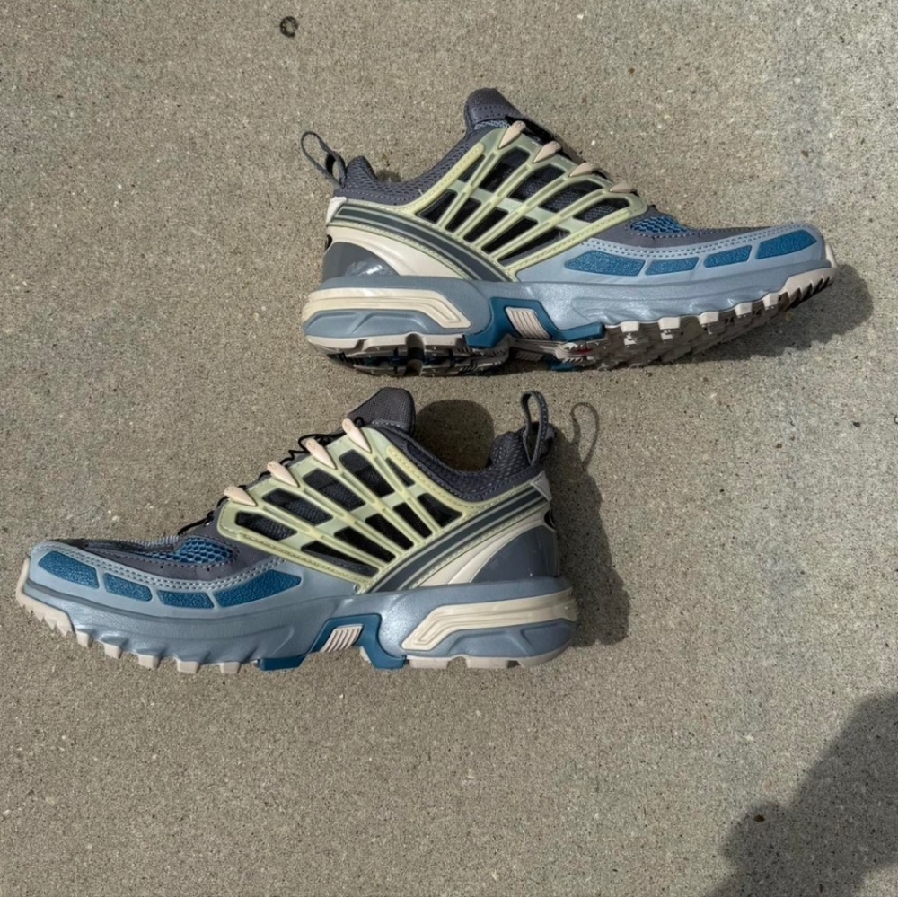 Salomon ACS PRO ADVANCE In Pewter Aegean Blue - Picture 3 of 9